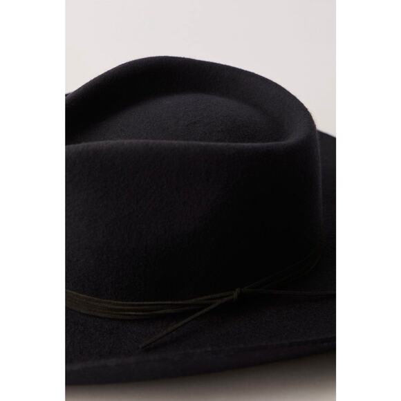 Free People Walk The Line Cowboy Hat Black